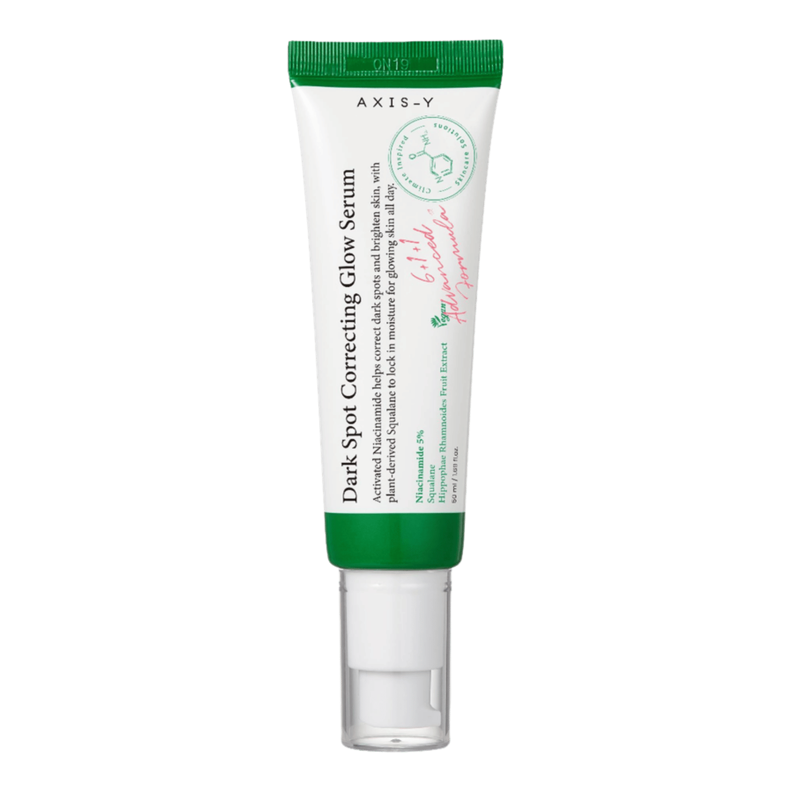 Dark spot correcting glow serum