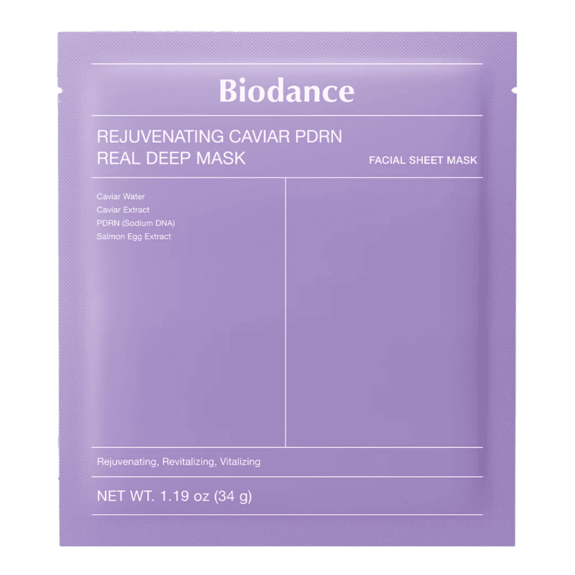 Rejuvenating Caviar PDRN Real Deep Mask