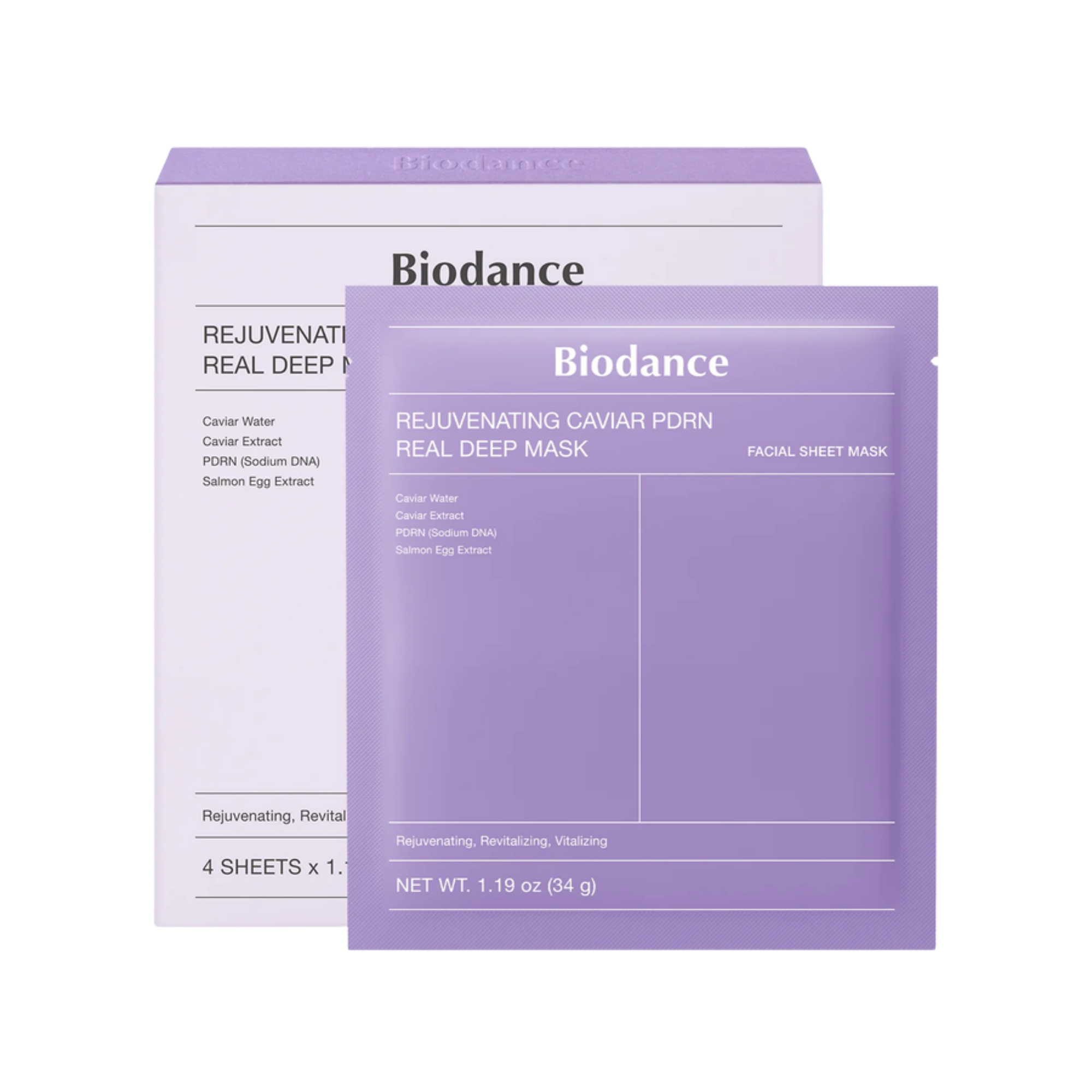 Rejuvenating Caviar PDRN Real Deep Mask